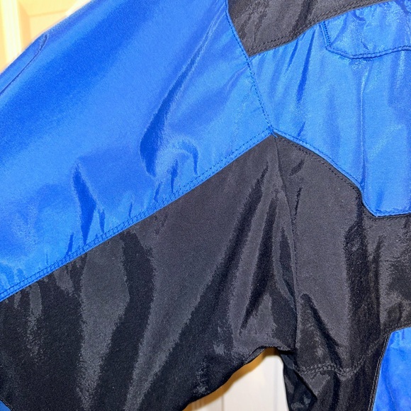 Vintage Edelweiss Blue & Black Ski Snowboard Coat XL - Picture 5 of 10